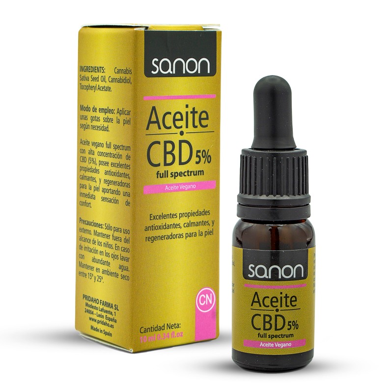 SANON Aceite CBD 5% 10 ml