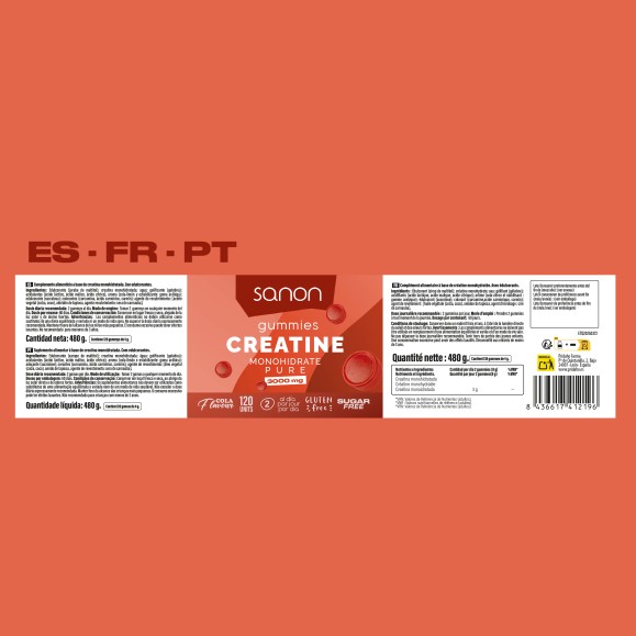 SANON Creatina 120 gummies