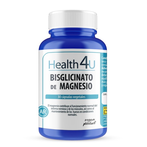H4U Bisglicinato de magnesio 30 cápsulas