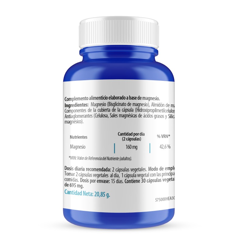 H4U Bisglicinato de magnesio 30 cápsulas