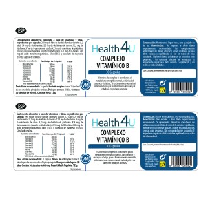 H4U Complejo Vitamínico B 30 cápsulas 2