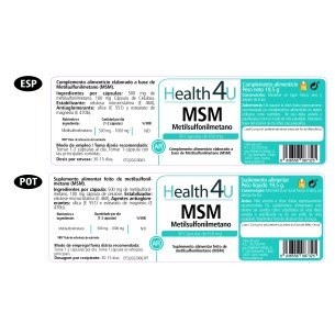 H4U MSM Metilsulfonilmetano 30 cápsulas 2