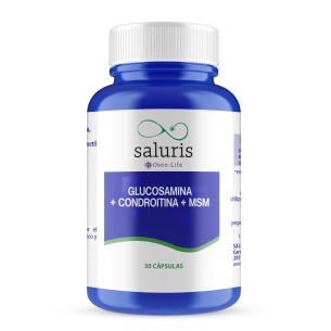 SALURIS Glucosamina + Condroitina + MSM 30 cápsulas