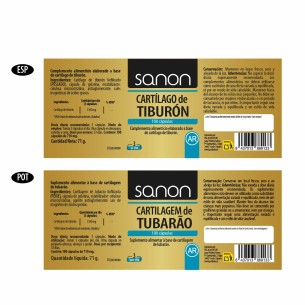 SANON Cartílago de Tiburón 100 cápsulas 2