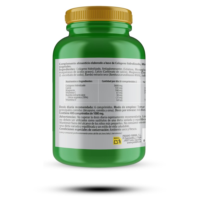 PHYTOFARMA Colágeno Hidrolizado 400 comprimidos