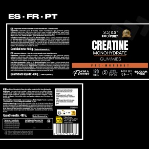 SANON SPORT Creatina 120 gummies 2