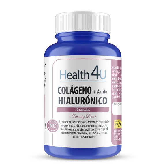 H4U Colágeno + Ácido hialurónico 30 cápsulas