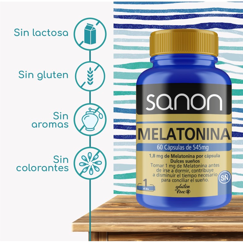 SANON Melatonina 60 cápsulas