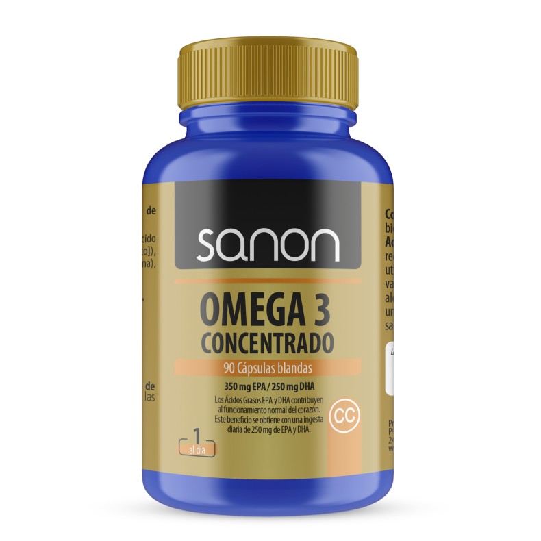 SANON Omega 3 concentrado 90 cápsulas blandas