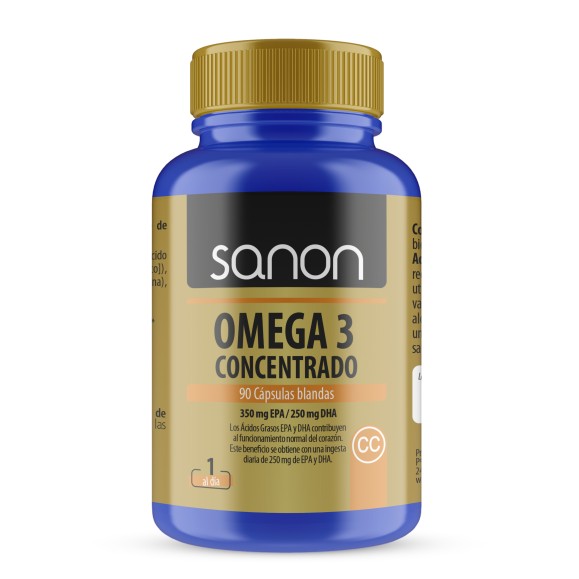 SANON Omega 3 concentrado 90 cápsulas blandas