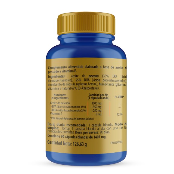 SANON Omega 3 concentrado 90 cápsulas blandas