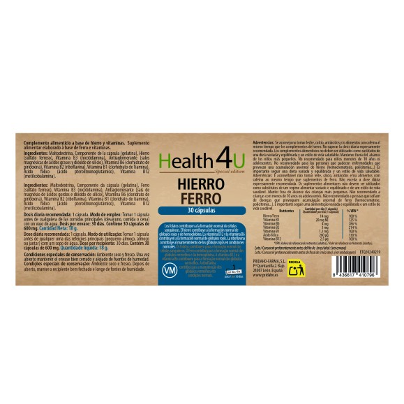 H4U Hierro 30 cápsulas special edition
