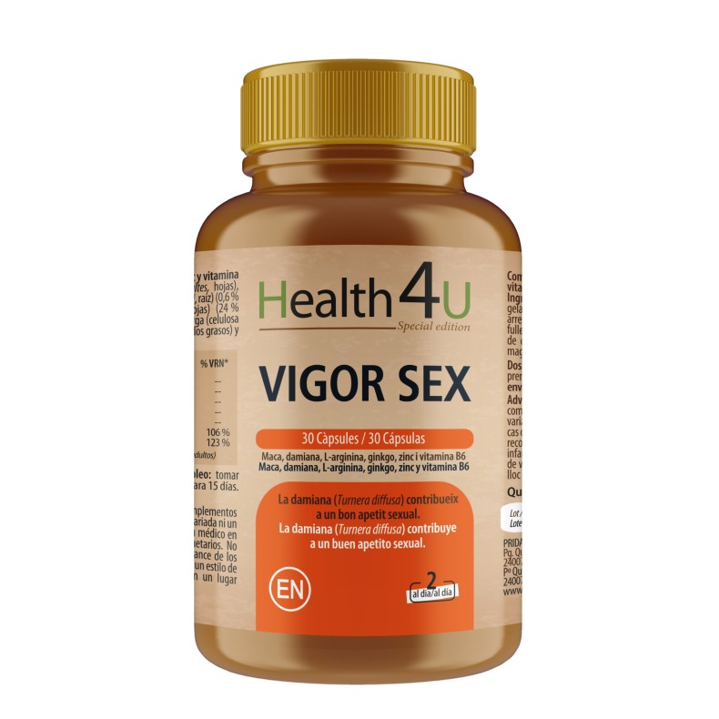 H4U Vigor sex 30 cápsulas special edition