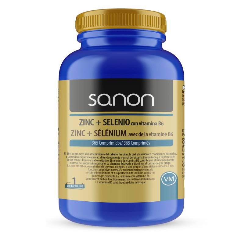 SANON Zinc + Selenio 365 comprimidos