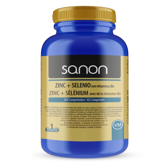 SANON Zinc + Selenio 365 comprimidos