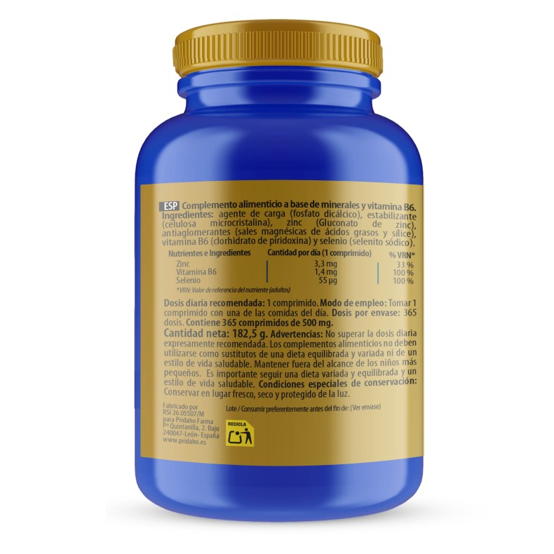 SANON Zinc + Selenio 365 comprimidos