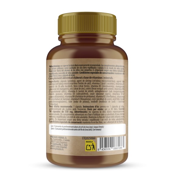 H4U Multivitamínico hombre 30 cápsulas special edition