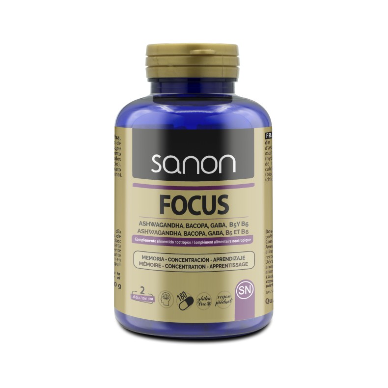 SANON Focus 180 cápsulas vegetales