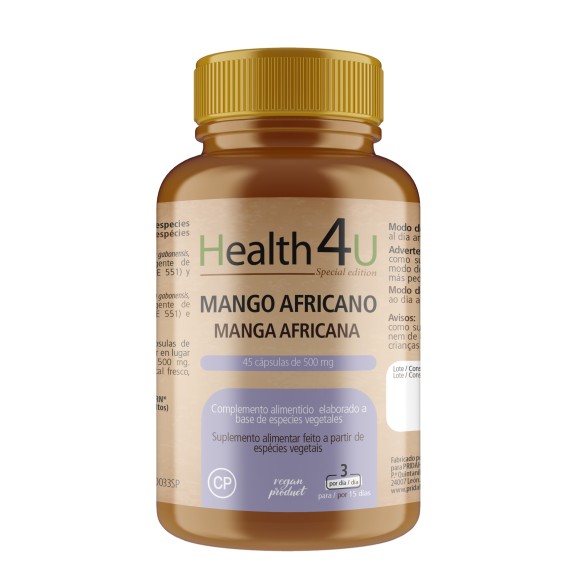H4U Mango Africano 45 cápsulas de 500 mg special edition