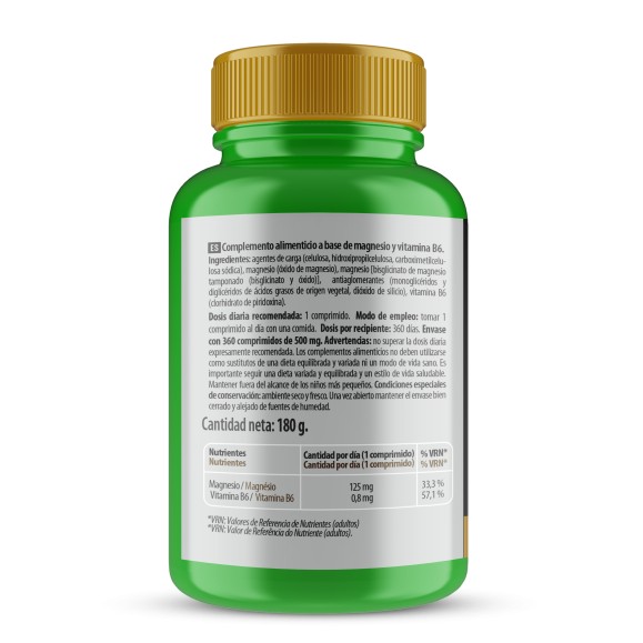 PHYTOFARMA Magnesio + Vitamina B6 360 comprimidos