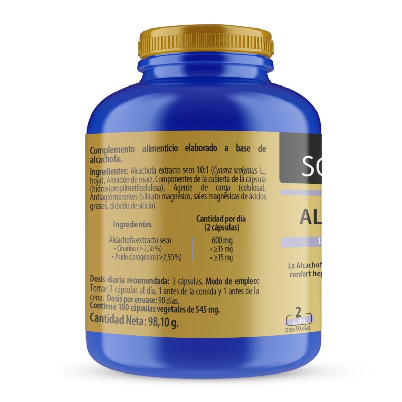 SANON Alcachofa 180 cápsulas vegetales
