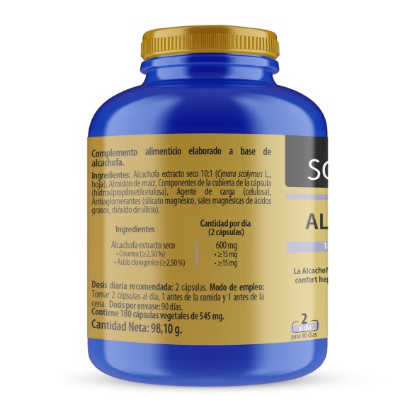 SANON Alcachofa 180 cápsulas vegetales