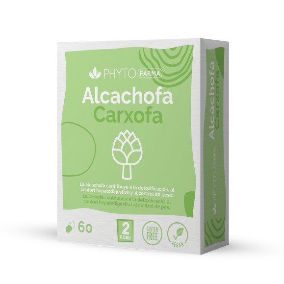 PHYTOFARMA Alcachofa 60 cápsulas vegetales