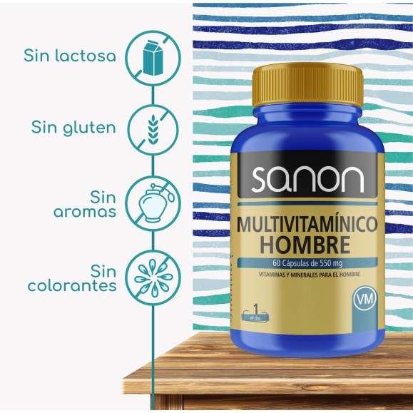 SANON Multivitamínico Hombre 60 cápsulas