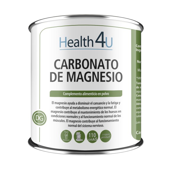 H4U Carbonato de Magnesio 110 g en polvo