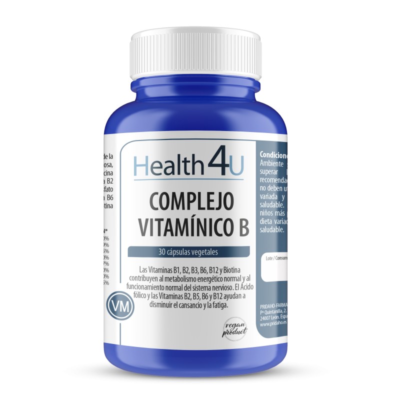H4U Complejo Vitamínico B 30 cápsulas