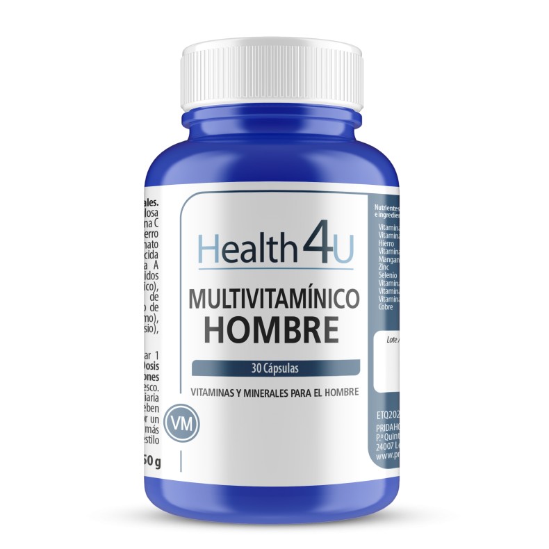 H4U Multivitamínico hombre 30 cápsulas