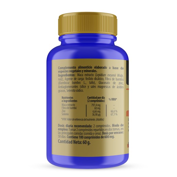 SANON Maca, Zinc + Selenio 100 comprimidos