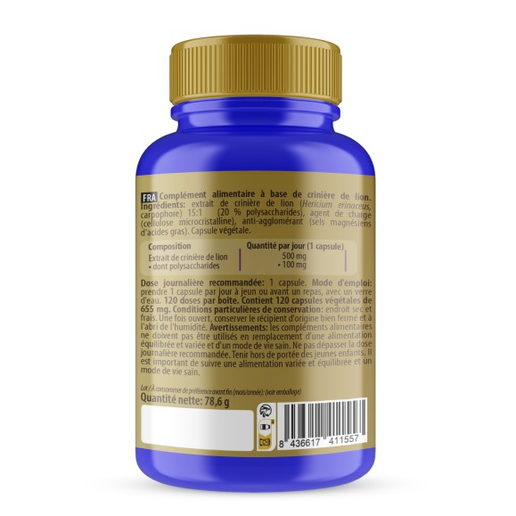 SANON Melena de león 120 cápsulas vegetales