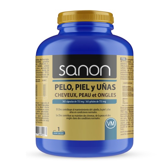SANON Pelo, Piel y Uñas 365 cápsulas