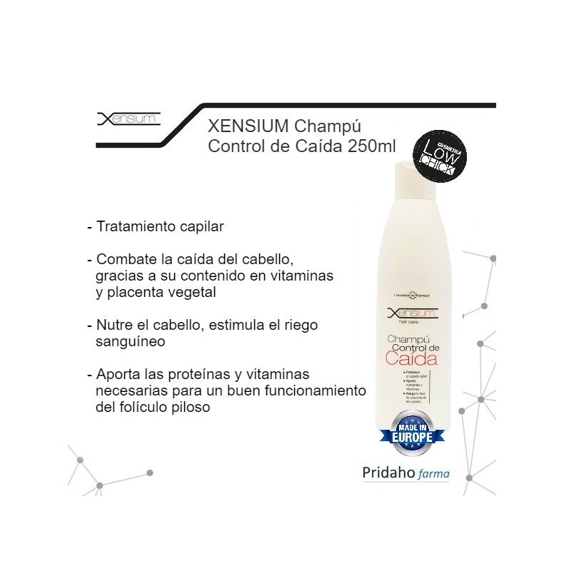 XENSIUM Champú Control de Caída 250 ml