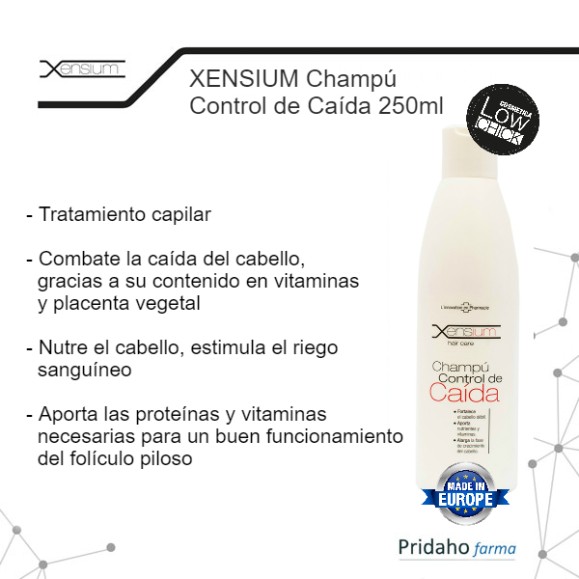 XENSIUM Champú Control de Caída 250 ml