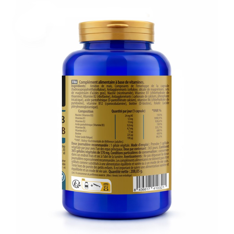 SANON Complejo Vitamínico B 365 cápsulas vegetales