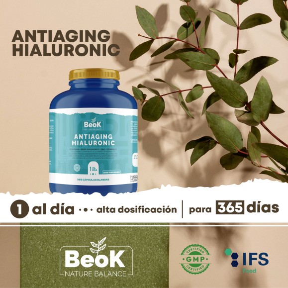 BEOK Antiaging Hyaluronic 365 cápsulas