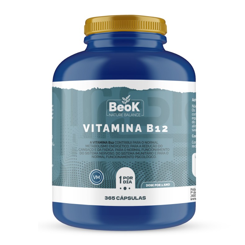 BEOK Vitamina B12 365 cápsulas