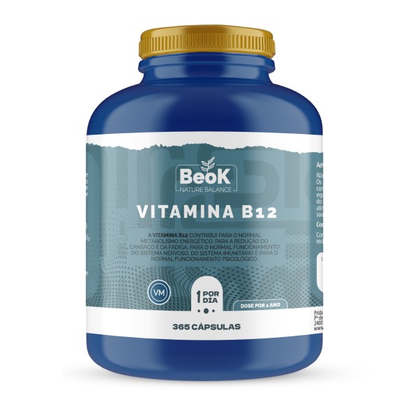BEOK Vitamina B12 365 cápsulas