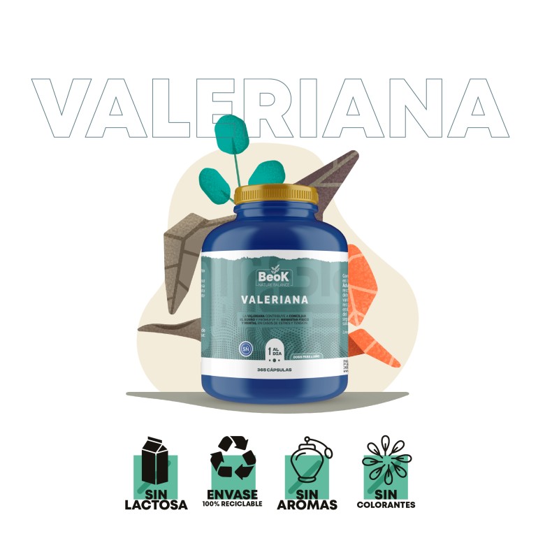 BEOK Valeriana 365 cápsulas