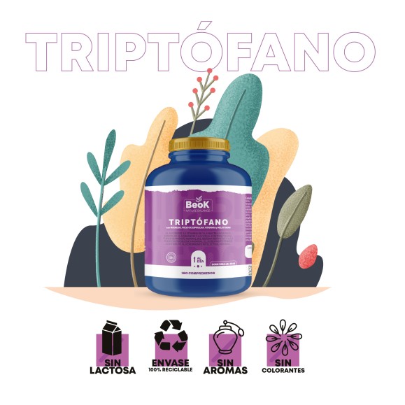 BEOK Triptófano 180 comprimidos