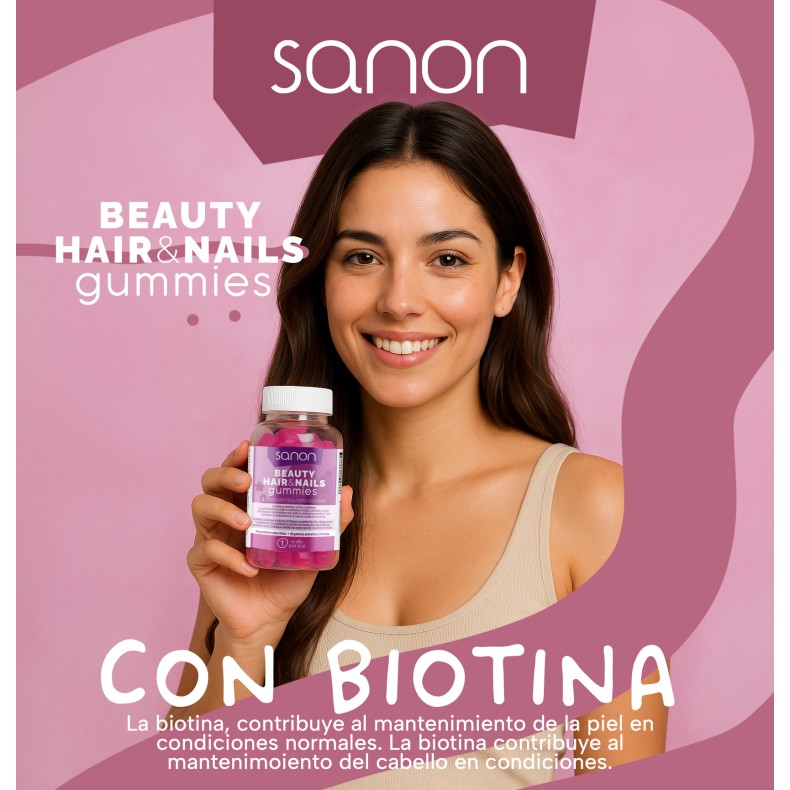 SANON Beauty, Hair & Nails 60 gummies