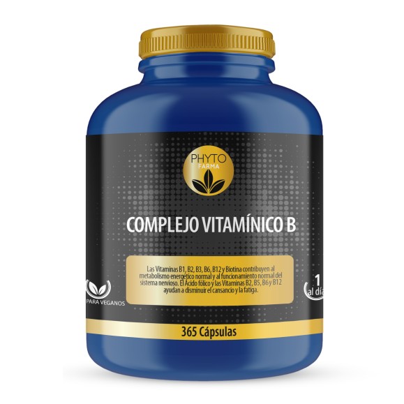 PHYTOFARMA Complejo Vitamínico B 365 cápsulas