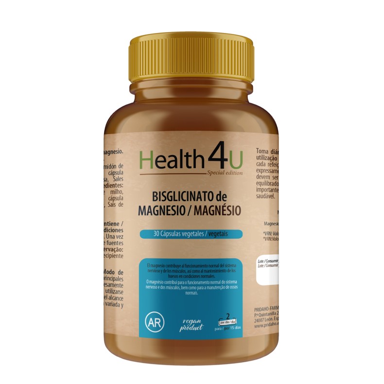 H4U Bisglicinato de magnesio 30 cápsulas special edition