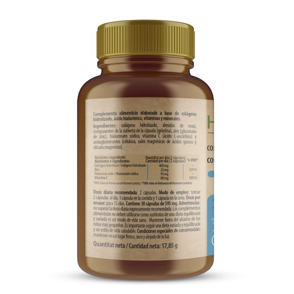 H4U Colágeno + ácido hialurónico 30 cápsulas special edition