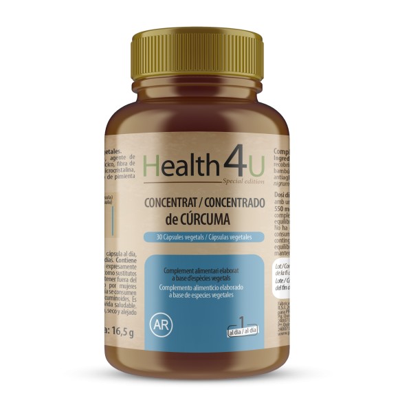 H4U Concentrado de cúrcuma 30 cápsulas vegetales special edition