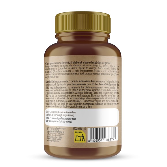 H4U Concentrado de cúrcuma 30 cápsulas vegetales special edition