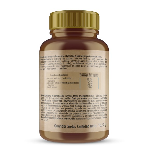 H4U Concentrado de cúrcuma 30 cápsulas vegetales special edition