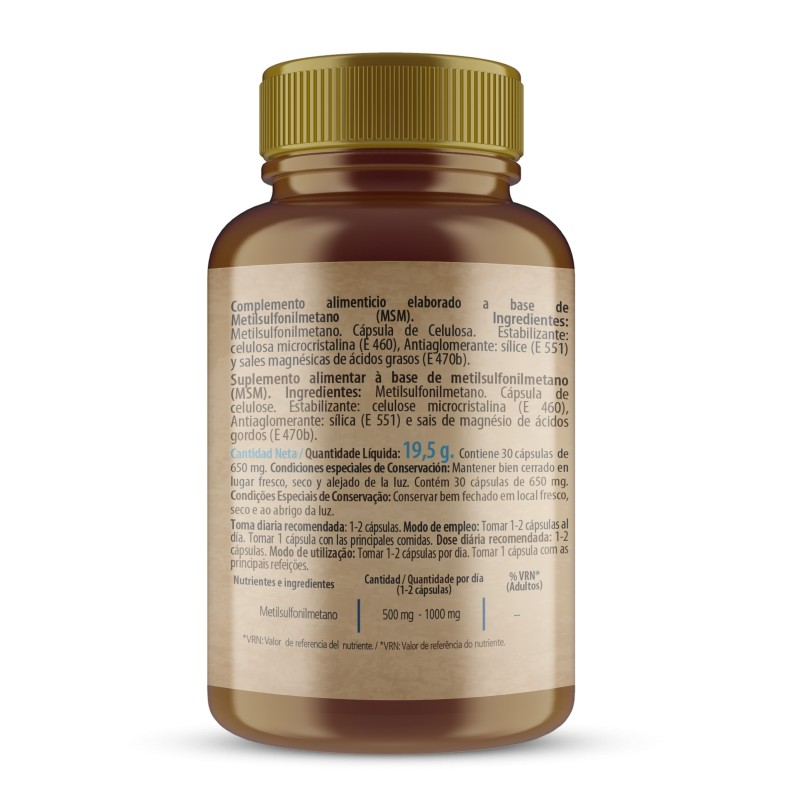 H4U MSM Metilsulfonilmetano 30 cápsulas special edition